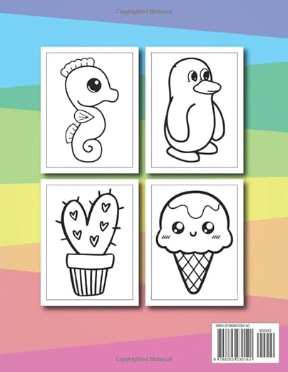 Simple and Big Coloring Book Bold and Easy Ages 3-5: Fun Animals, Shapes, and Everyday Objects for Toddlers and Preschoolers